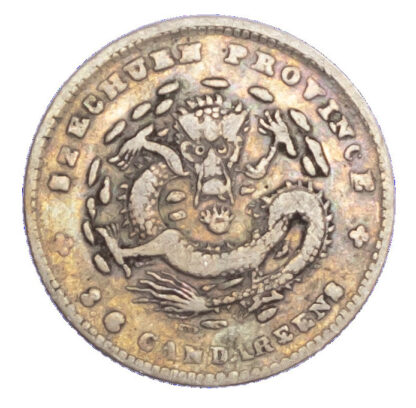 China, Szechuan Province, silver 5 Cents