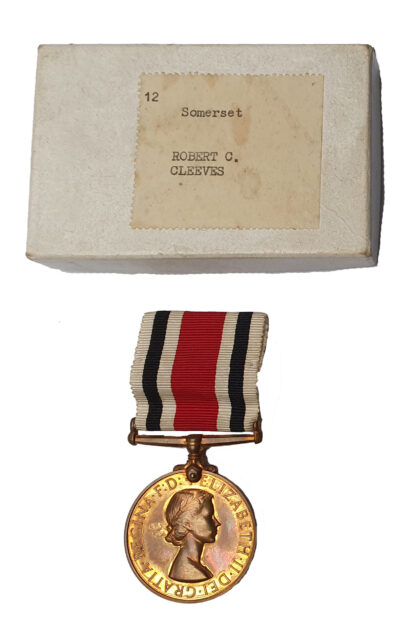 A Special Constabulary Long service Medal, EiiR, awarded to Robert Charles Cleeves, Somerset Constabulary