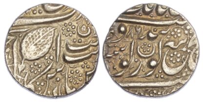 India, Sikh Empire, Ranjit Singh (VS 1858-1896 / 1801-1839 AD), silver Rupee