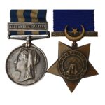 Egypt Pair, awarded to Able Seaman A. Smith, H.M.S. Inflexible