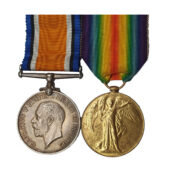 A British War and Victory Medal Pair awarded to Private William Macpherson
