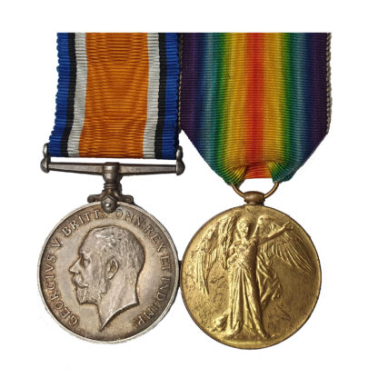 A British War and Victory Medal Pair awarded to Private William Macpherson