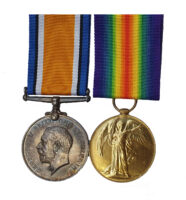 A Great War Pair, Three times Wounded awarded to Gunner Robert Mather
