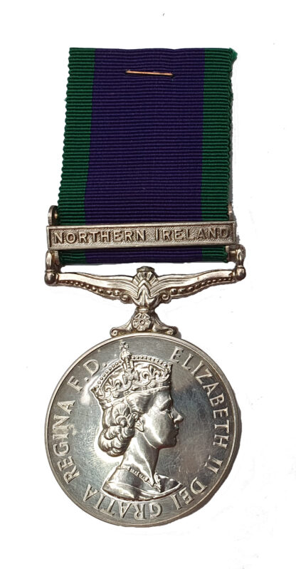 General Service Medal 1962-2007, one clasp, Northern Ireland awarded to Rifleman W. McNabb