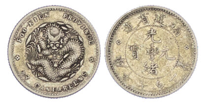China, Fukien, silver 10 Cents