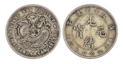 China, Kiangnan, silver 20 Cents, 1900