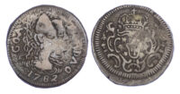 India (Portuguese), Maria & Pedro (1777-1787), silver Pardau