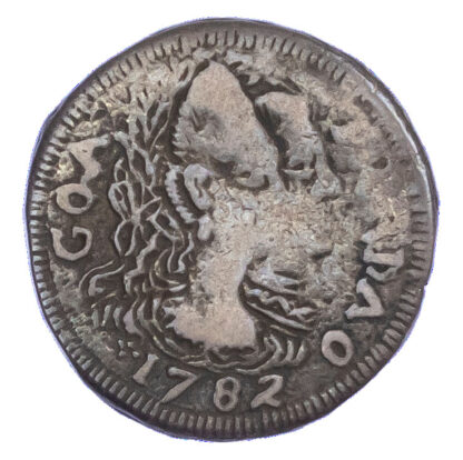 India (Portuguese), Maria & Pedro (1777-1787), silver Pardau