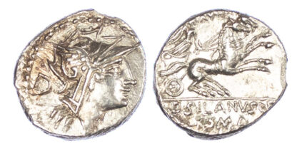 D. Silanus, Silver Denarius