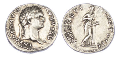 Domitian Caesar, Silver Denarius
