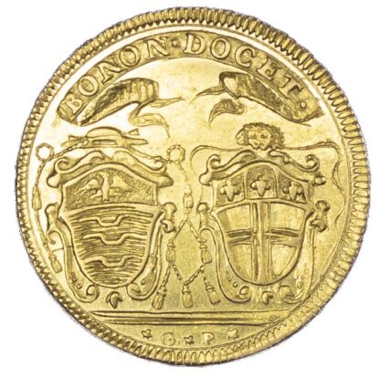 Italy, Bologna, Pio VI (1775-99), gold 2 Doppie, 1786