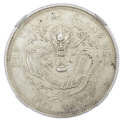 China, Chihli, silver Dollar, 1908, 34th Year, Pei Yang Arsenal