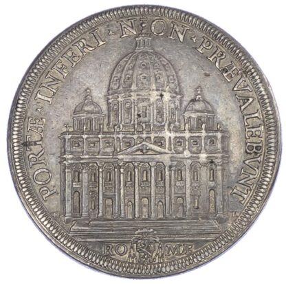 Italy, Papal States, Innocent XI (1676-1689), silver Piastra