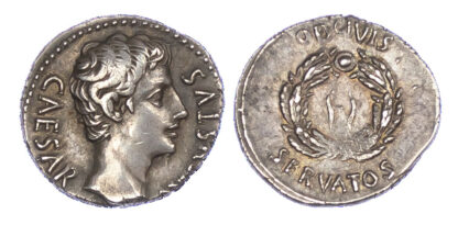 Augustus, Silver Denarius