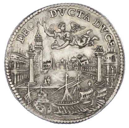Italy, Venice, Marc’Antonio Giustinian (1684-1688), silver Osella, 1684