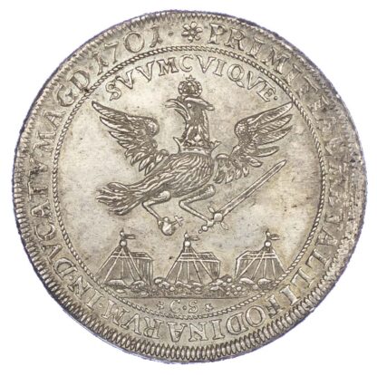Germany, Brandenburg-Prussia, Friedrich I (1701-1713), silver Reichstaler 1701 - rare