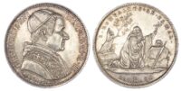 Italy, Papal States, Gregory XVI (1831-1846), silver 50 Baiocchi, 1832