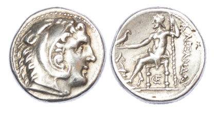 Kingdom of Macedon, Alexander the Great, Posthumous Silver Tetradrachm