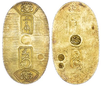 Japan, Manen Era (1860-1867), gold Koban