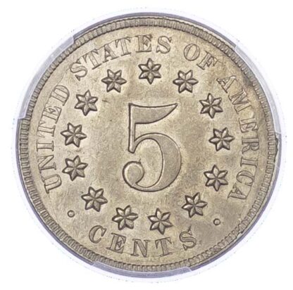 USA, copper-nickel 5 Cents, Shield type, 1868