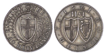 Commonwealth (1649-60), Pattern Halfcrown, 1651