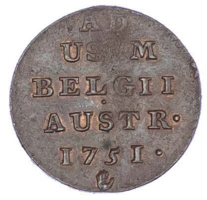 Low Countries, Austrian Netherlands, Maria Theresia (1740-1780), copper Liard