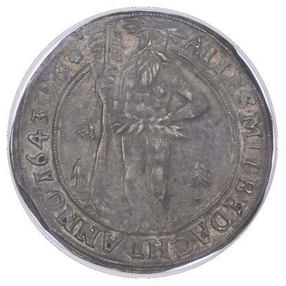 Germany, Brunswick-Wolfenbüttel, August II (1634-1666), silver "Wildman" Taler, 1643