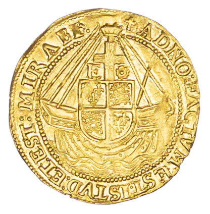 Elizabeth I (1558-1603), Angel, fifth issue, mintmark Latin cross (1580-81)