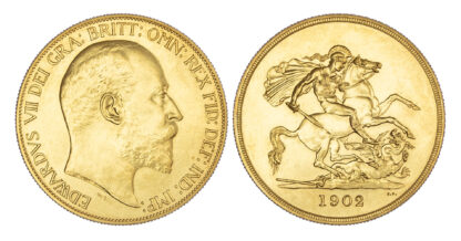 Edward VII (1901-1910) £5, 1902