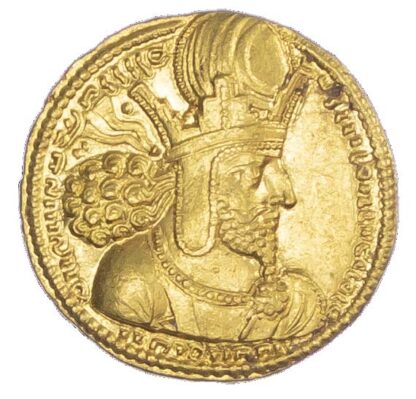 Sasanian Kingdom, Shapur I (241-272 AD), gold Dinar - superb