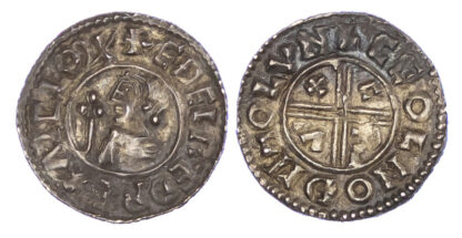 Aethelred II (978-1016) Penny, London, crux type