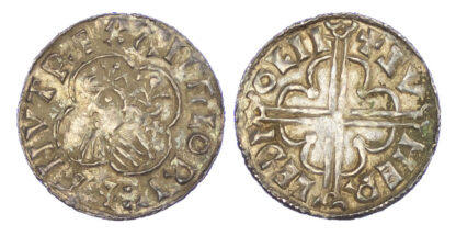 Canute (1016-35), Penny, Quatrefoil type (c.1017-23), Lincoln