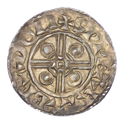 Canute (1016-35), Penny, Pointed helmet, Lincoln