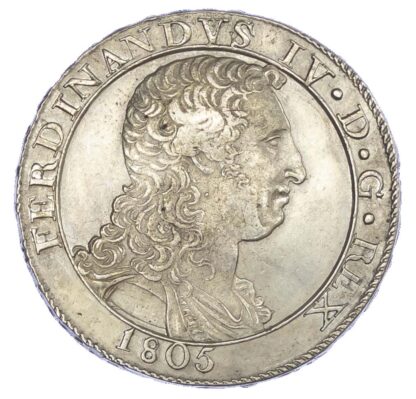 Italy, Naples, Ferdinand IV (1799-1805), silver 120 Grana, 1805