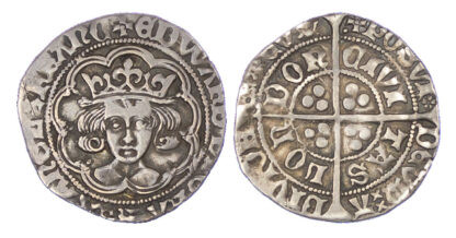 Edward IV (1471-83), second reign, Groat, London mint, Blunt and Whitton, XX/XVIII mule
