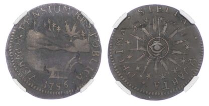 USA, Vermont, copper Cent, 1786 - XF 40 BN RARE