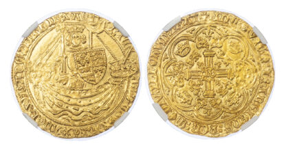 Richard II (1377-99), Noble, S1657, NGC MS62