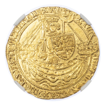 Richard II (1377-99), Noble, S1657, NGC MS62