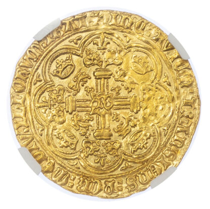 Richard II (1377-99), Noble, S1657, NGC MS62