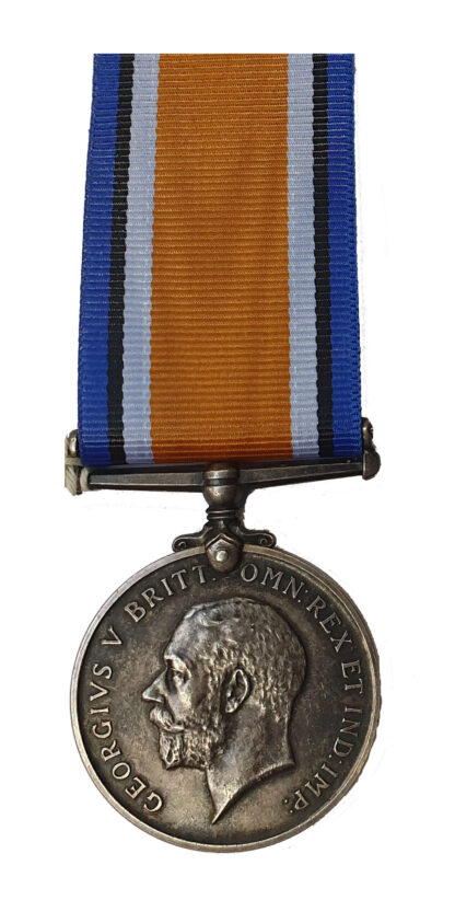 An Egypt, Gallipoli, Palestine campaigns 1914-1920 British War Medal awarded to Private Ernest L. White