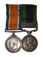 A Great War and North West Frontier Pair awarded to Sergeant Oswald Newton Bashford 1/4th Battalion Royal West Kent Regiment