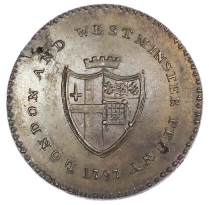 London, Prattent’s ‘London and Middlesex Series’ penny 1797