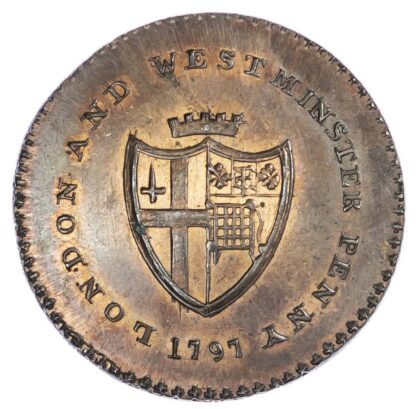 London, Prattent’s ‘London and Middlesex Series’ penny 1797