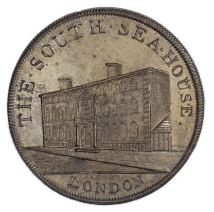 London, Skidmore’s ‘Clerkenwell Series’ Penny, The South Sea House, Threadneedle St.