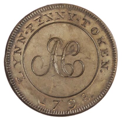 King’s Lynn, A. Cook (corn factor), Skidmore's Penny, 1798
