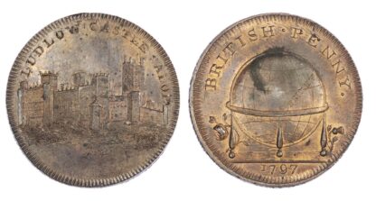Ludlow, Skidmore’s ‘Globe Series’ Penny, 1797
