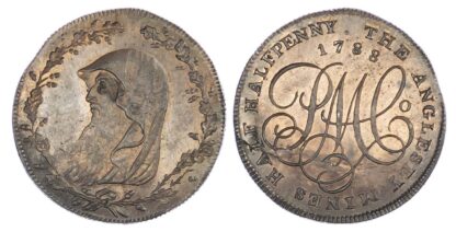 Amlwch, Parys Mines Co. Westwood’s Half halfpenny 1788