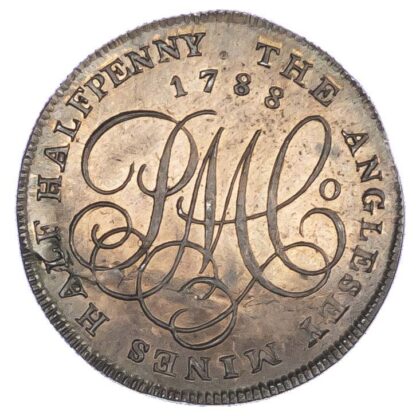 Amlwch, Parys Mines Co. Westwood’s Half halfpenny 1788