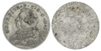 Ayr, William Fullarton, uniface die trial for the Restrike Pattern Halfpenny