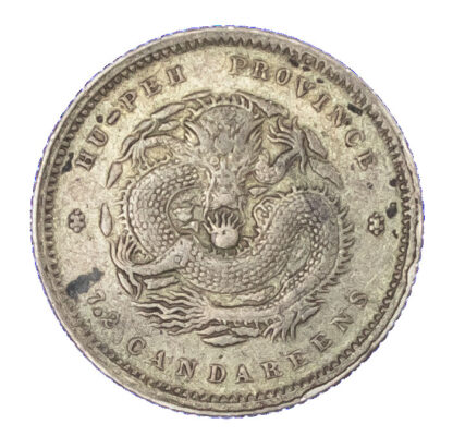 China, Hupeh, silver 10 Cents